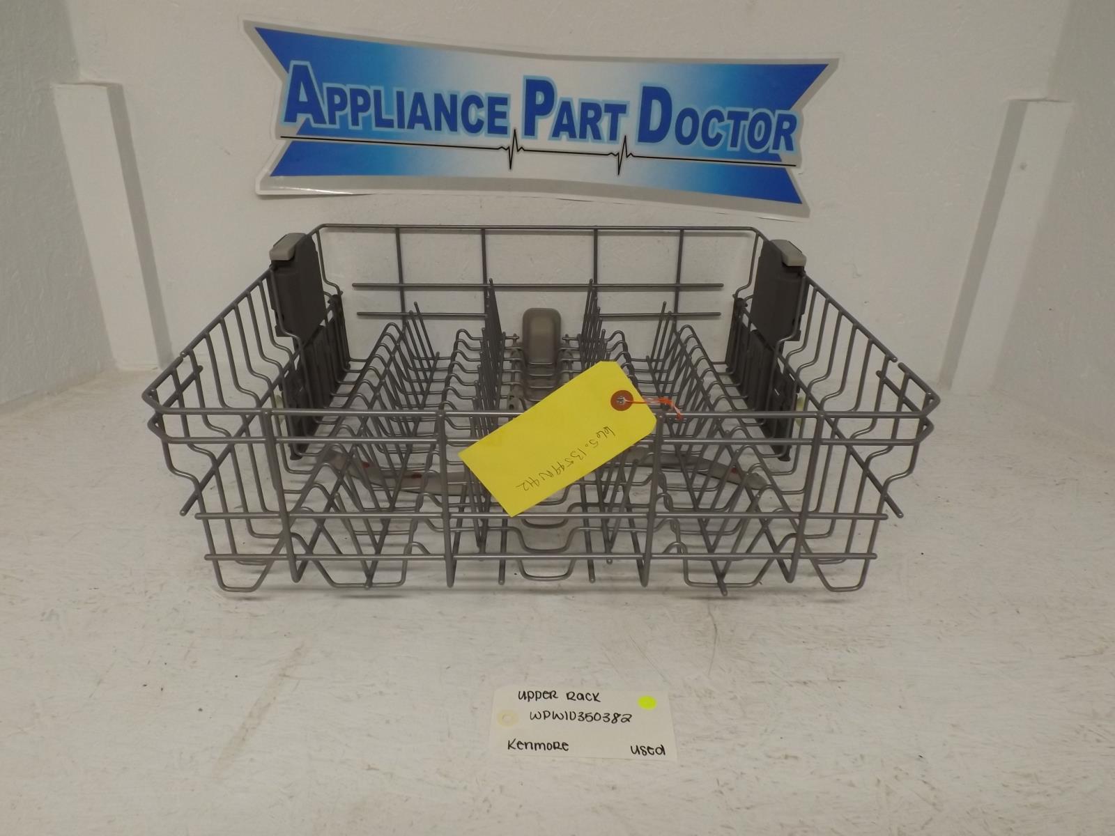 Kenmore Dishwasher WPW10350382 Upper Rack Used Kenmore Dishwasher WPW10350382 Upper Rack Used